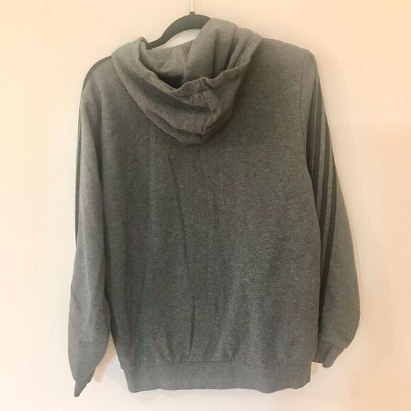 NWOT Adidas Men's Essentials 3 Stripe Full-Zip Hooded Track Top - Picture 8 of 11